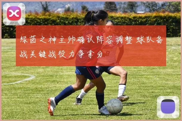 绿茵之神主帅确认阵容调整 球队备战关键战役力争拿分